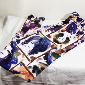 SHOSHO Graphic Print Leggings , M ,…